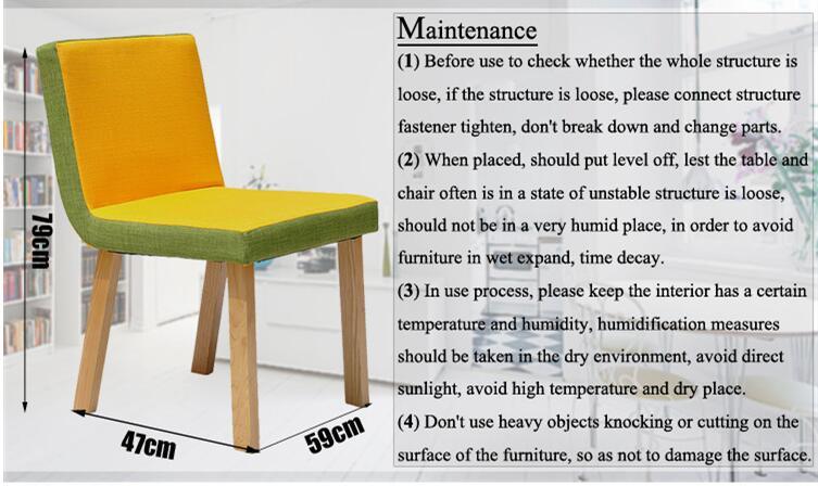 2016 nuevos productos mezclar el color de la moda y el juego de comedor suave