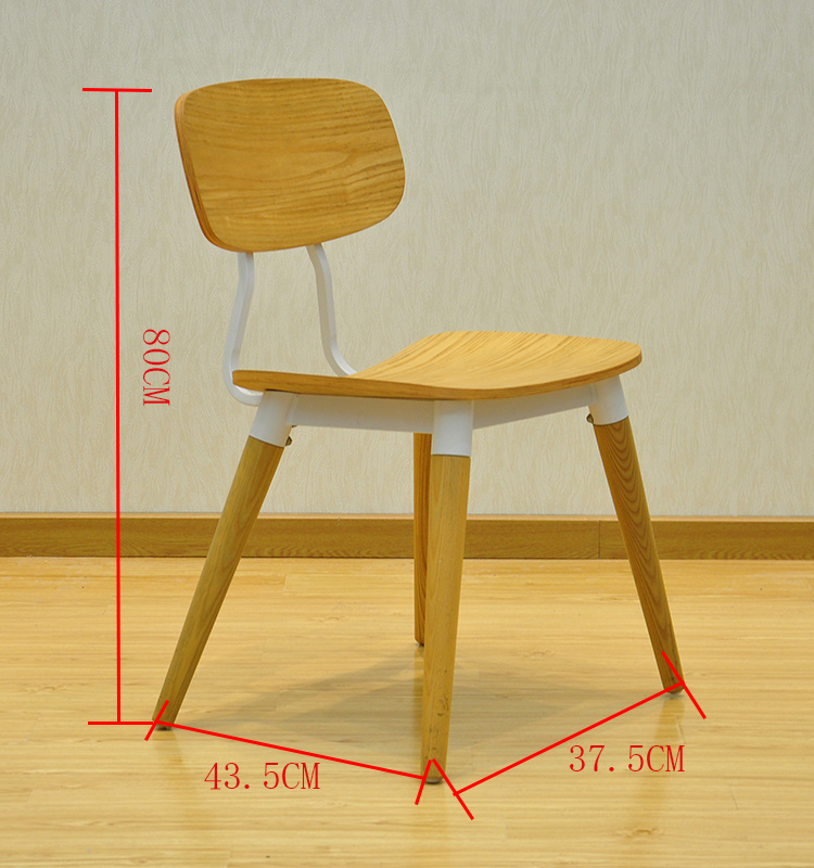 2018 Moda moderna tapizada de madera sólida Muebles de restaurante Sillas de comedor