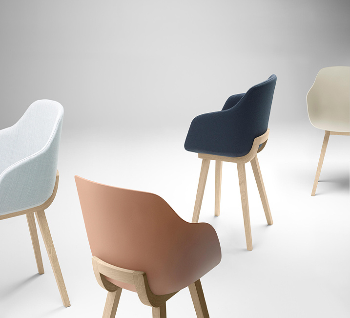 Dise&ntilde;o simple Inyecci&oacute;n de espuma Coj&iacute;n de espuma Silla de comedor