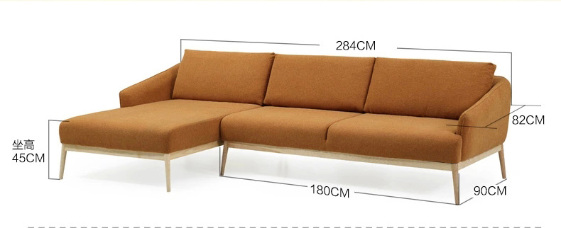 2019 Muebles de madera modernos Hotel Living Coner Sof&aacute;