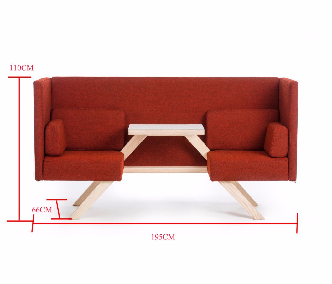 Muebles de hotel Sof&aacute; de cuero Set de 2 plazas Sof&aacute; de tela