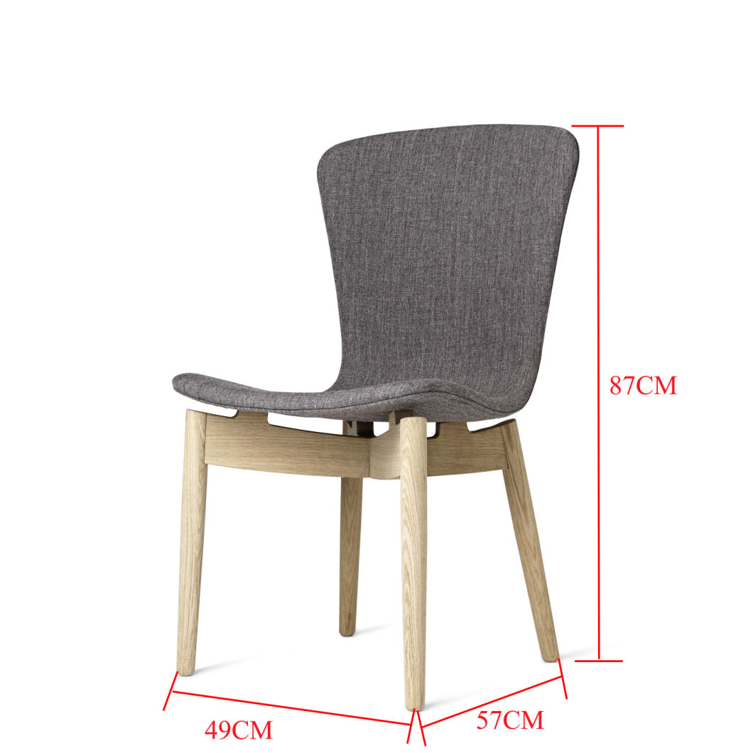 2019 nueva silla de pierna de madera de ceniza s&oacute;lida natural