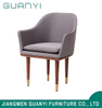 Molded Upholstered Dining Room Wooden High Back Leisure Armchair