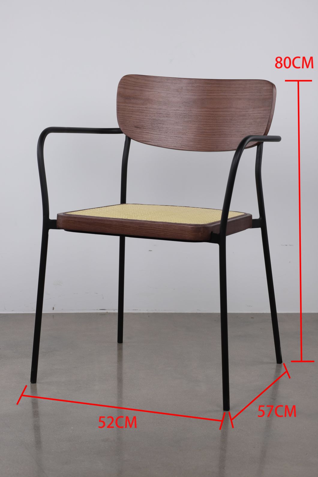 Silla de muebles de madera tejida de nuevo dise&ntilde;o de madera