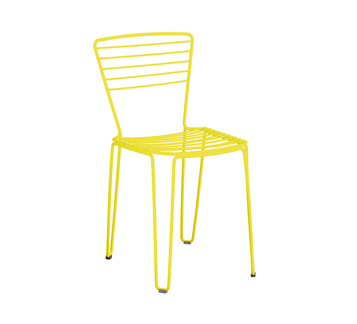 Sencillo de dise&ntilde;o de metal de espalda alta