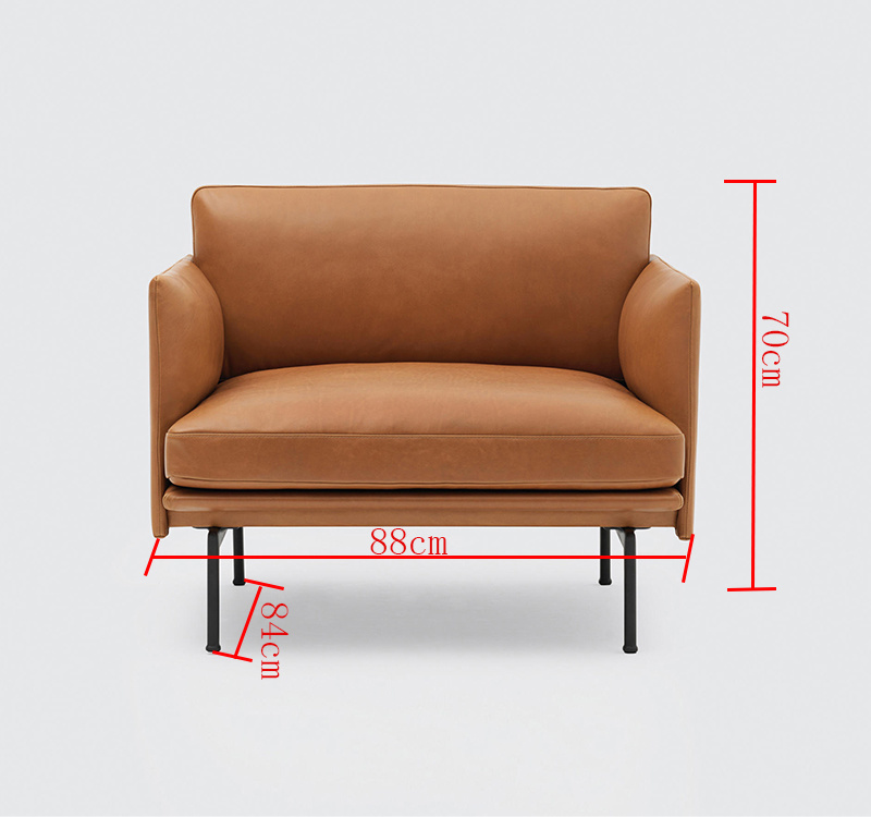 Conjuntos de sof&aacute; de cuero de muebles de un solo hotel de metal moderno 2019