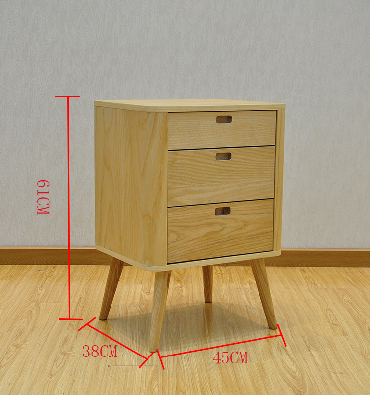 2019 Modernos Tres cajones Muebles de madera Sala de estar Carbinet
