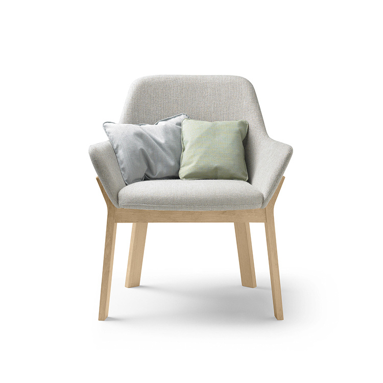 Dise&ntilde;o moderno de lujo con marco de madera cubierta sill&oacute;n del hotel