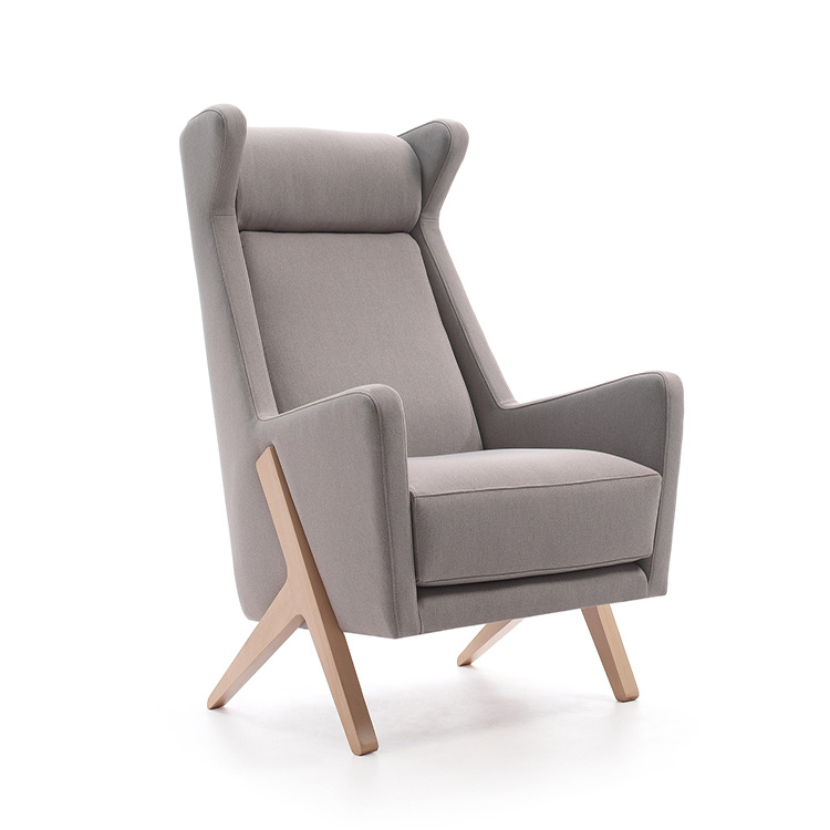 2018 nueva tela moderna del sill&oacute;n de madera para la venta