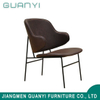Elegant Brown Cafe Dining Chairs with Matal Legs