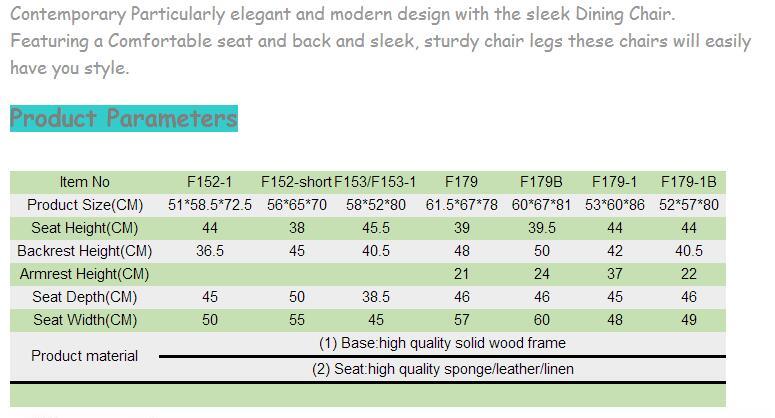 Silla de comedor de restaurante de venta especial