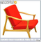 Fashion Orange Color Bedroom Cheap and Good Design Lounge Chair