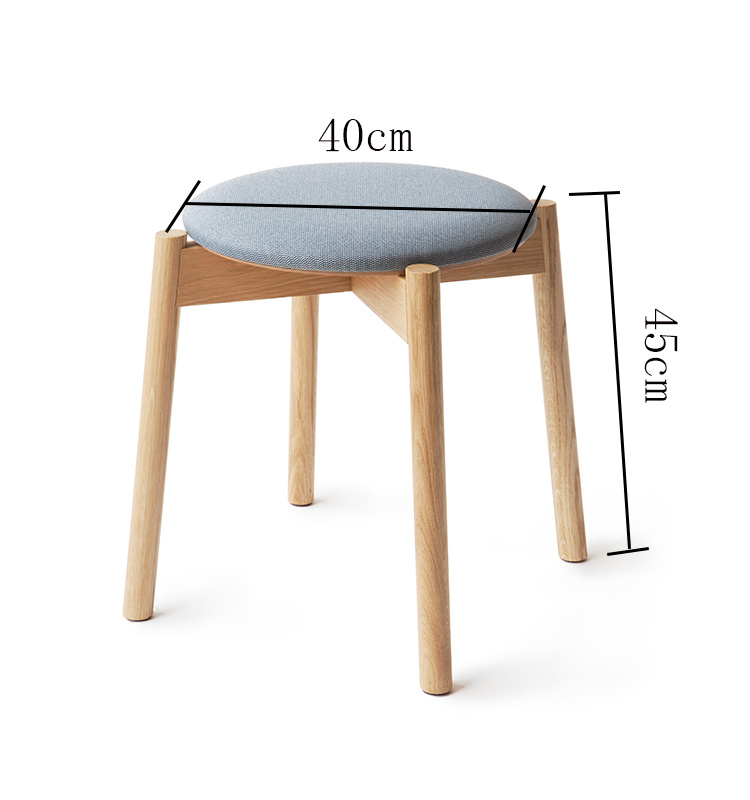 Taburete de muebles de restaurante de madera moderno 2019