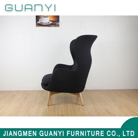 Modern Recliner Leisure Chair / French Black Chair Design