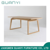 New Fashion Minimalist Furniture Dining Tables Rectangular Wooden Restaurant Table