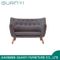 Modern Gorgeous Home Furniture Sofa Brown Elegant Sofa with Wood Leg for Living Room