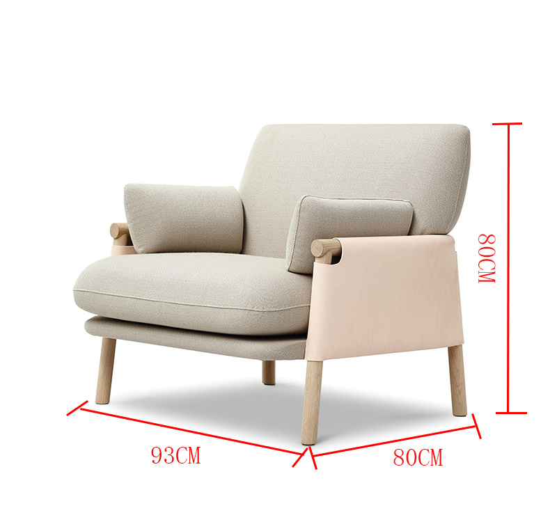 Conjuntos de sof&aacute; individuales de muebles de madera modernos 2019