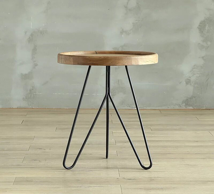 2019 Nuevo dise&ntilde;o Mesa moderna de la moda redonda de la mesa con la pierna de metal