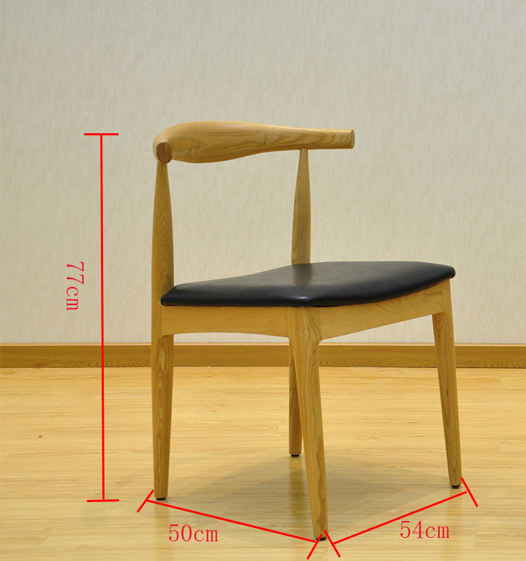 2019 Modern Simply Wooden Furniture Dining Restaurant Silla