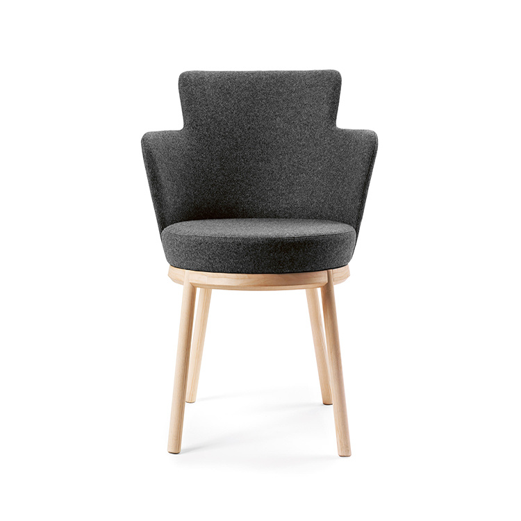 Moderno exquisito solo sill&oacute;n de madera de madera, muebles de sala de estar, silla de ocio