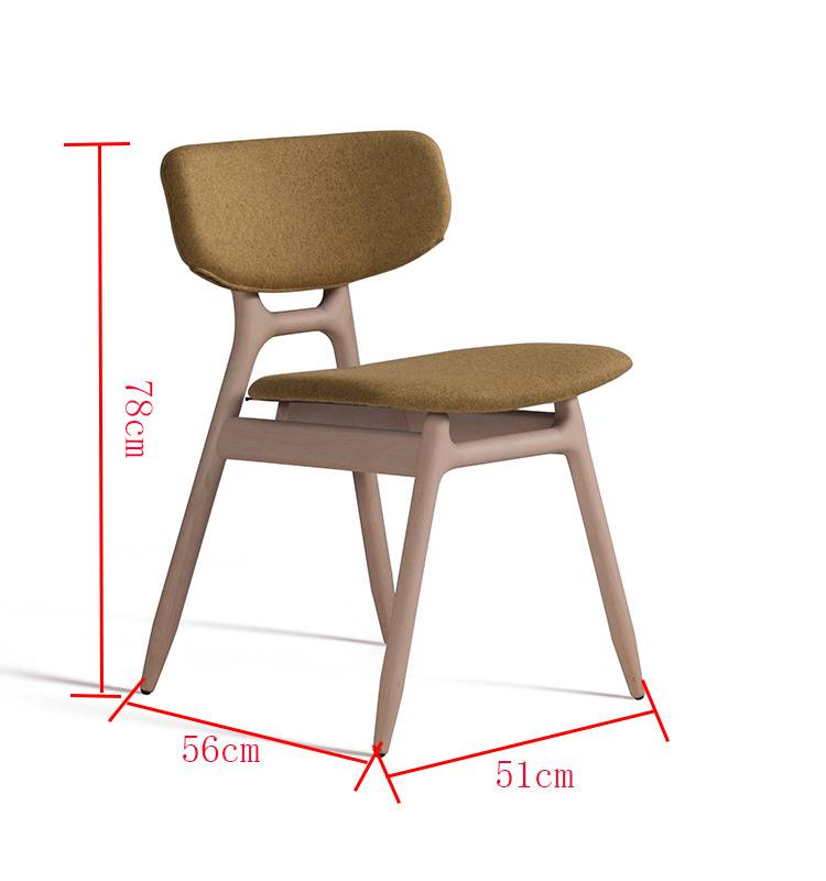 2019 Moderna venta caliente de madera c&oacute;moda silla restaurante