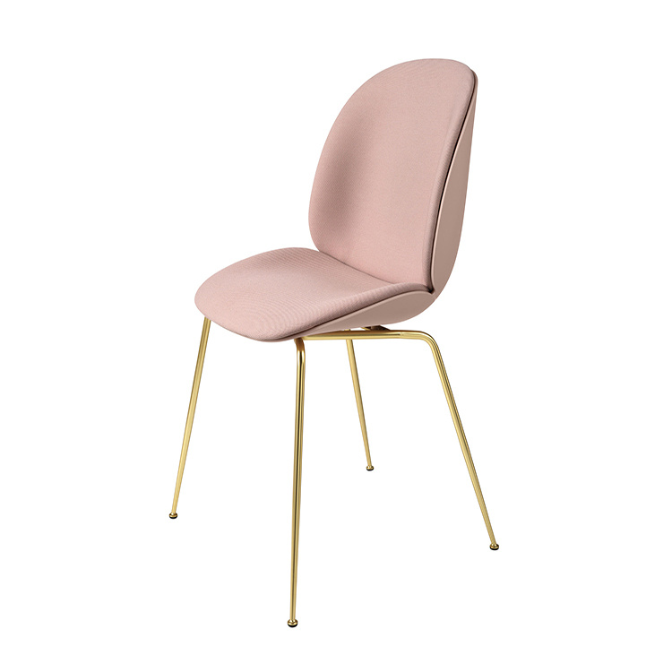 2019 Golden Plated Leg Sill Asiento Home Hotel Silla de comedor