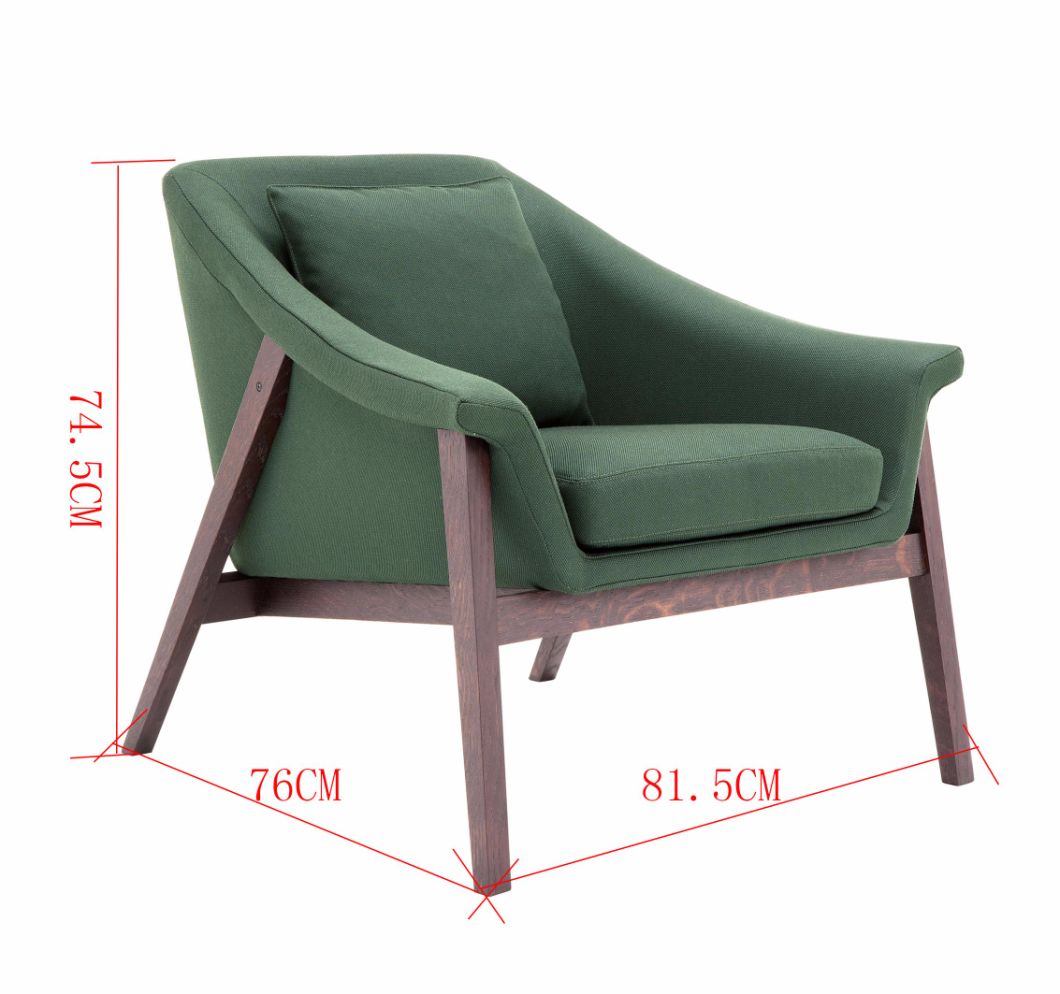 2018 New Soild Ash Wood con sill&oacute;n de tela Sala de estar