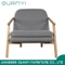 2019 Modern Wooden Hotel Armchair Leisure Sofa Chair
