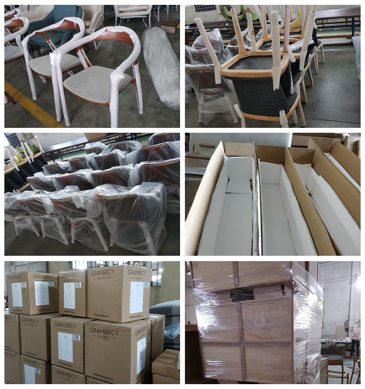 Estilo moderno Soild Ash Wood Grid Bancos para el hogar Mobiliario