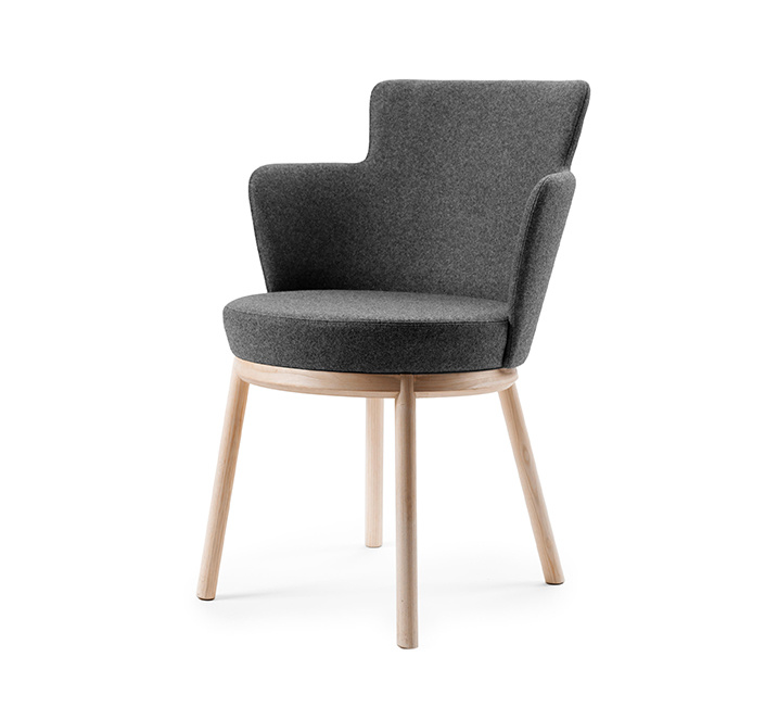 Silla de comedor elegante moderna y elegante