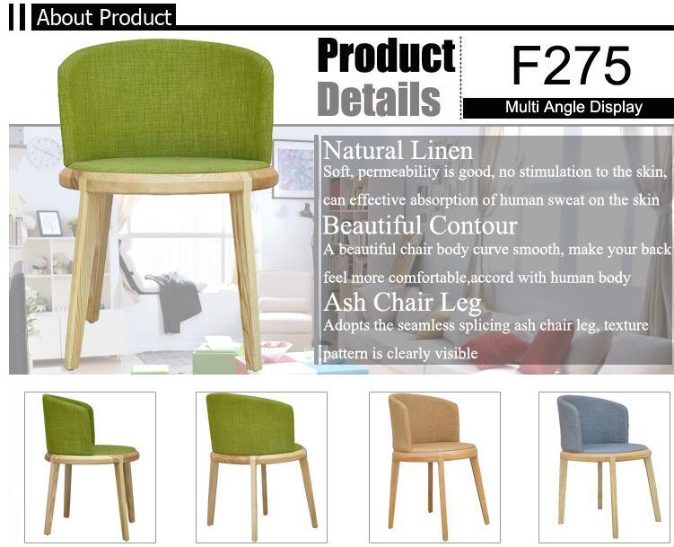 Silla de comedor de madera m&aacute;s reciente de m&uacute;ltiples colores