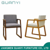 High Quality Wooden Legs Chair with PU Leather Seat