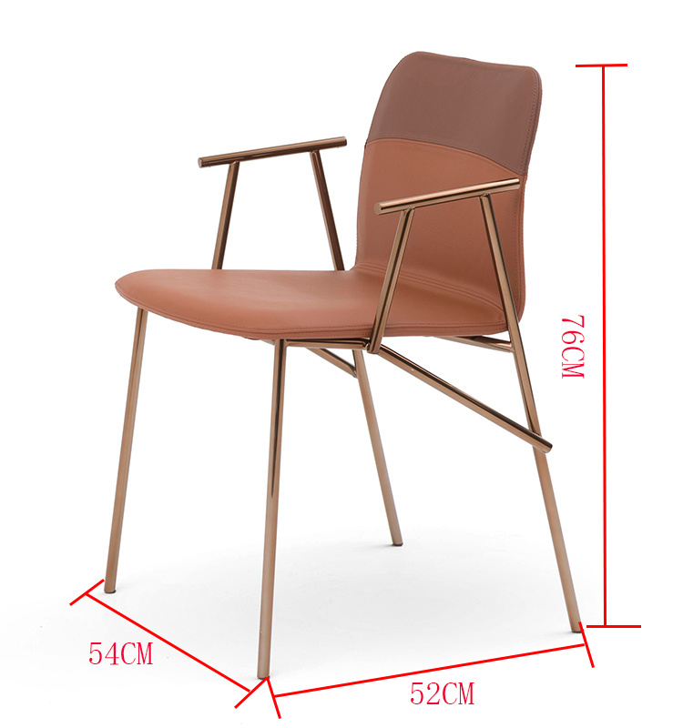 Piernas de metal Casa Restaurante Muebles Silla de comedor