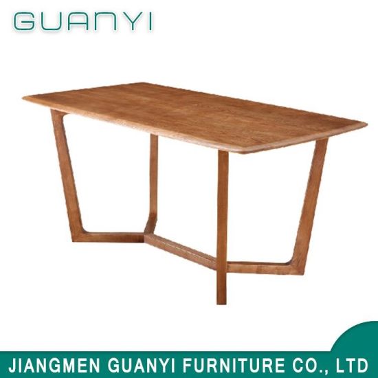 Wholesales Modern Wood Retangle Dining Table