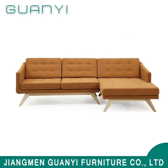 2019 Modern Wooden Furniture Living Room Corner Sofa