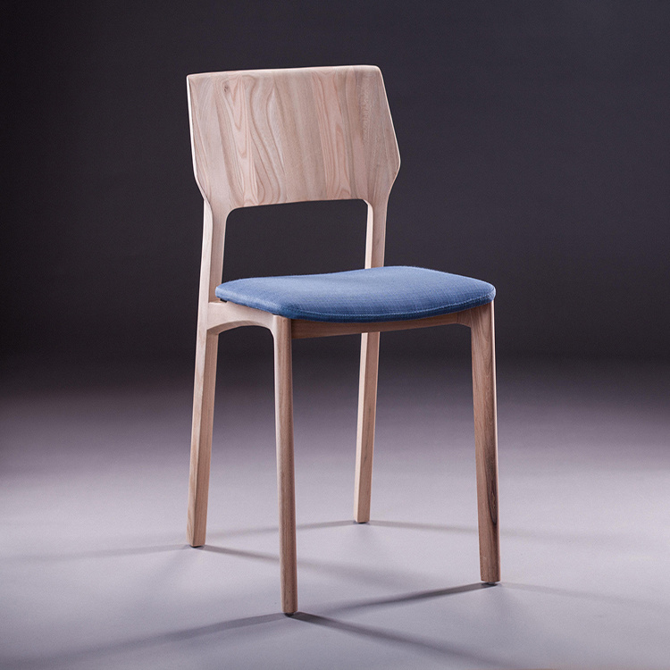 Moderno Tela de madera Hotel Home Furniture Comedor Silla