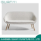 Simpe Wooden Hotel Furniture Two Loveseat Sofa