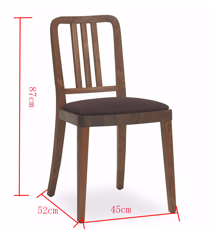 2018 Venta caliente moderna Muebles de madera Conjuntos de restaurante Silla de comedor