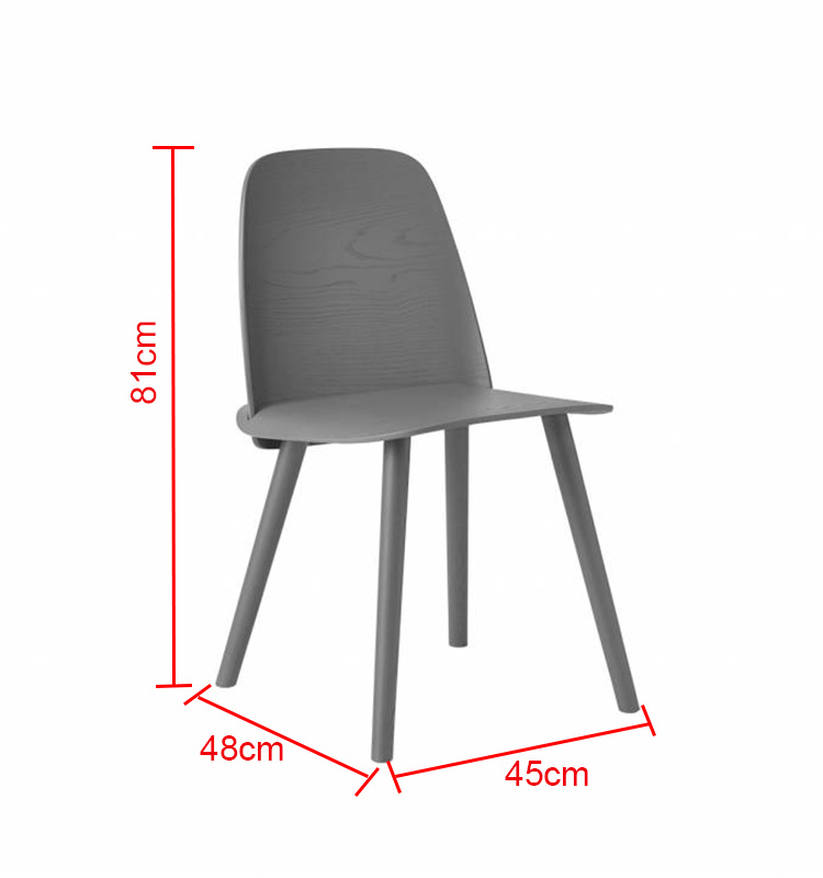 2019 Muebles de madera coloridos modernos de la cafa