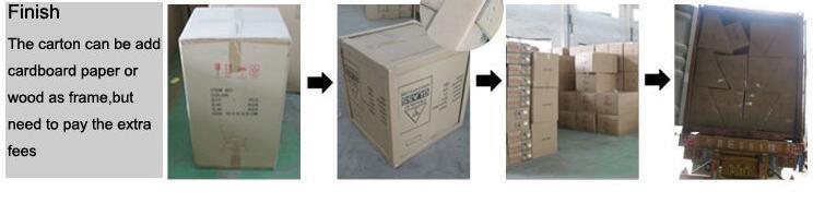 Silla de asiento de tela de tela de madera