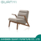 2019 Modern Wooden Hotel Furniture Leisure Armchair