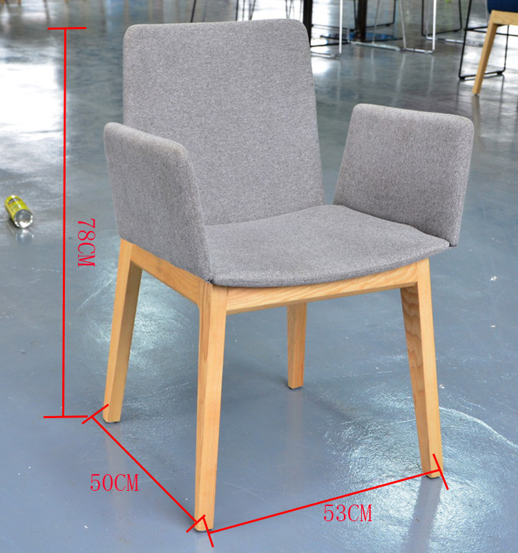 Ocio Base de madera High Back Asiento Arm&eacute;s del asiento de la casa Mobiliario