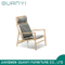 2019 Classical European Wooden Cotton Rope Leisure Armchair