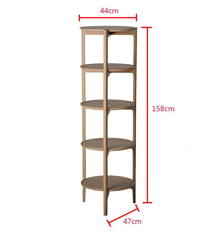 Simple Style Soild Ash Muebles de madera Muebles Sala de estar Pilas Multi-capa