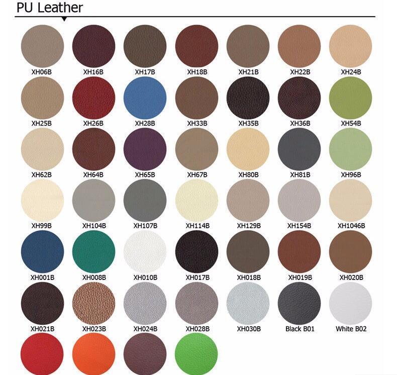 Antiguo estilo de pa&iacute;s franc&eacute;s PU Asiento de cuero de la Pierna de madera americana Sillas de comedor