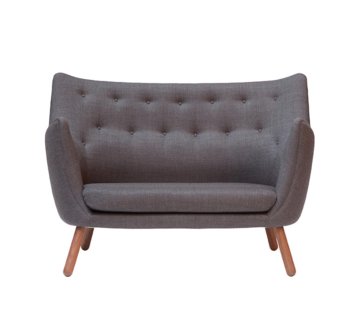 Muebles magn&iacute;ficos modernos para el hogar sof&aacute; marr&oacute;n elegante sof&aacute; con la pierna de madera para la sala de estar