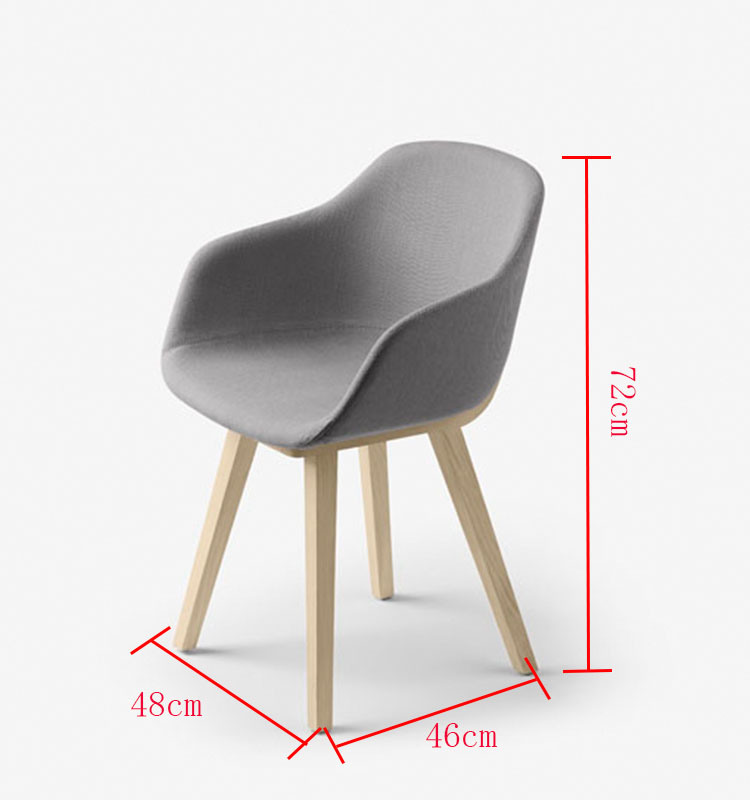 2019 Modern Simply Muebles de madera Conjuntos de comedor Silla de restaurante