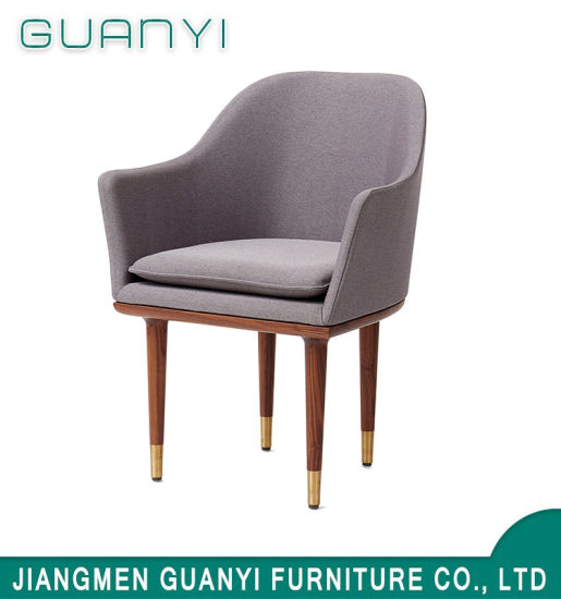 Hot Sale Fabric Polyester Living Wooden Chair
