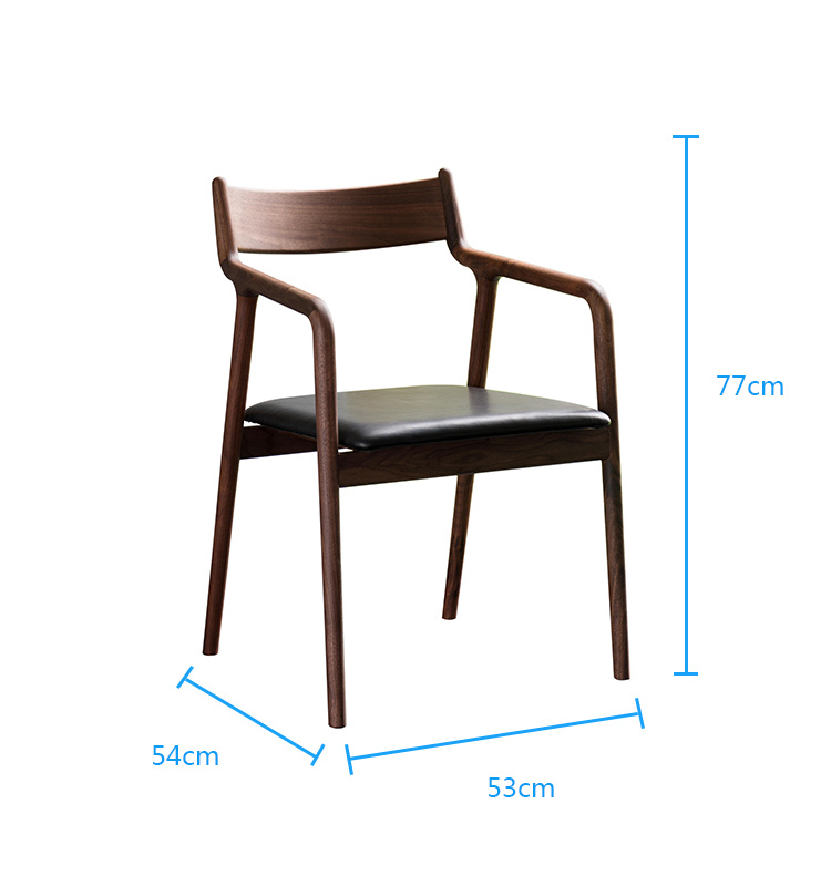 Estilo cl&aacute;sico S&oacute;lido Ash Wood Home Restaurant Silla de comedor