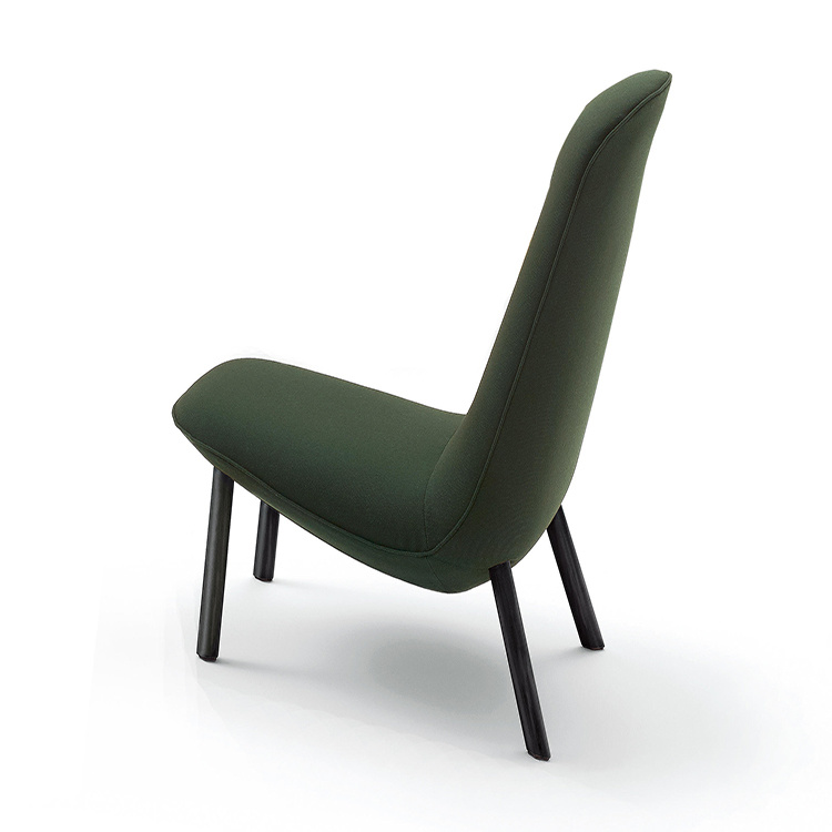 2018 moda moderna c&oacute;moda sill&oacute;n de tela negra del hotel